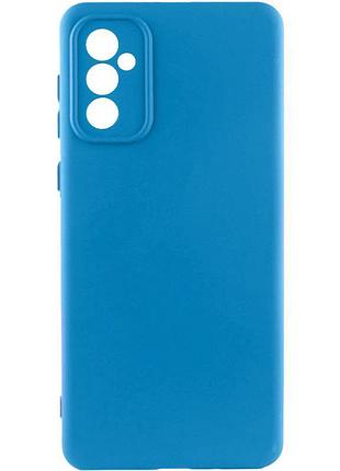 Чохол tpu getman liquid silk full camera для samsung galaxy a57 5g синій / royal blue