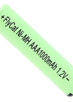 Аккумуляторная батарейка ni-mh aaa, 1000mah, 1,2v, flycat