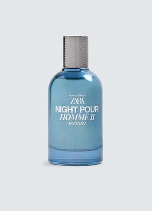 Парфумована вода для чоловіків zara night pour homme 2 infinity, 100ml. (індивідуальне упакування)
