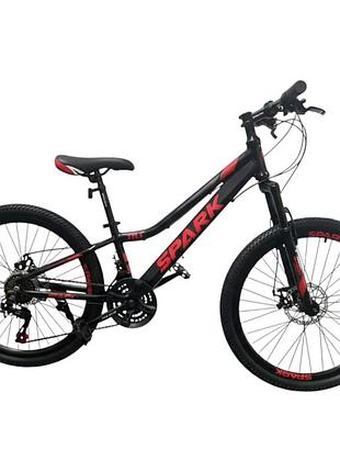Велосипед al 24" spark till, рама 11" черно-красный (239993)