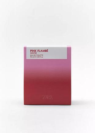 Парфумована вода для жінок zara pink flambé winter 90 мл (індивідуальне пакування)