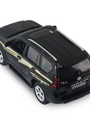 Инерционная автомодель "toyota prado" technodrive km6189d черный 4