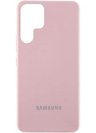 Чехол silicone cover lakshmi (aaa) with logo для samsung galaxy s26 ultra розовый / pink sand