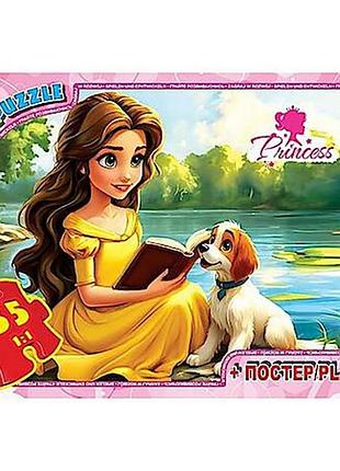 Детский пазл "принцессы" pr02 плакат 35 элементов