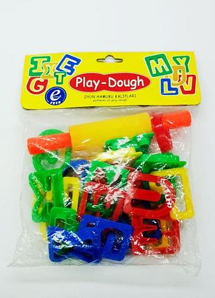 Набір для ліплення «play dough» з качалкою ern-012