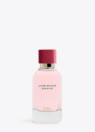 Парфумована вода для жінок zara luminous grove 100 мл індивідуальне упакування