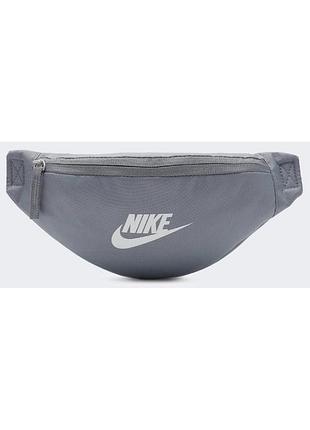Сумка на пояс nike nk heritage s waistpack 1l серый уни 28x8x13 см db0488-084
