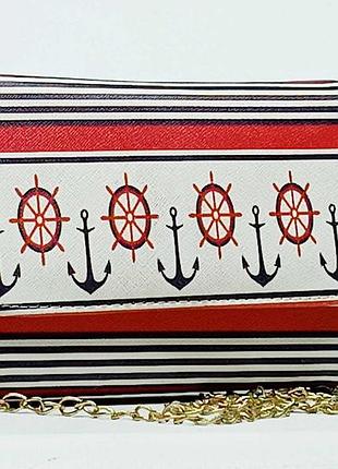 Сумка shantou "морячка" на цепочке 20*13 см cel-145