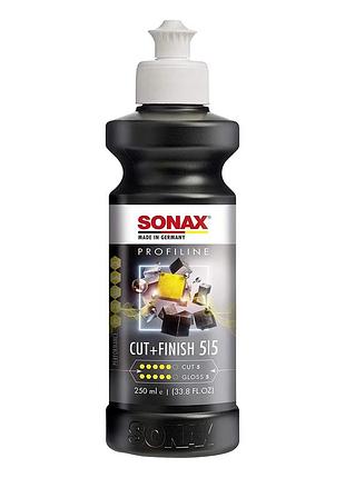 Полірувальна паста для кузова автомобіля 250 мл sonax profiline cut + finish 5-5 (225141)