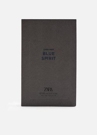 Туалетна вода для чоловіків zara blue spirit 150 ml (в індивідуальній упаковці)