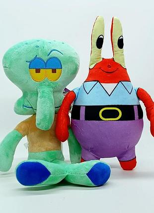 Набор мягких игрушек star toys "мистер крабс и сквидвард" 00694-2