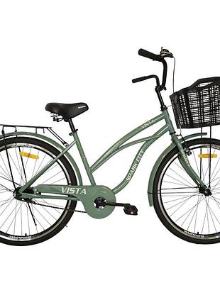 Велосипед st 26" spark city vista рама 17" оливковый (240016)