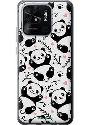 Чохол на xiaomi redmi 10c панди "4318u-2591-2448"