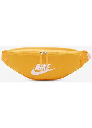 Сумка на пояс nike nk heritage waistpack - fa21 3l желтый уни 41х10х15 см db0490-845