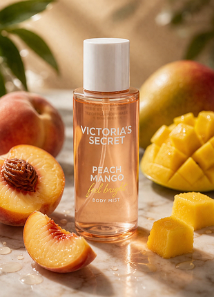Victoria’s secret peach mango спрей для тіла | персик, манго, фруктовий аромат