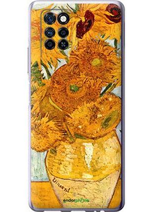 Чехол на infinix note 10 pro винсент ван гог. подсолнухи "162u-2709-2448"