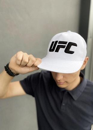 Кепка ufc reebok чоловіча ⁇ жіноча рибка біла big black logo