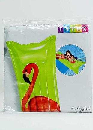 Надувной матрас intex "фламинго" 1.83*69 см 59720np-1