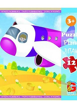 Пазли дитячі "транспорт" lt02, 12 елементів