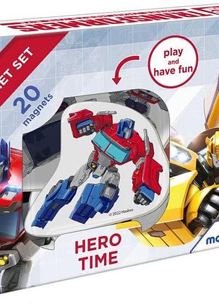 Набір магнітів "трансформери. час героїв" magdum ме 5031-41