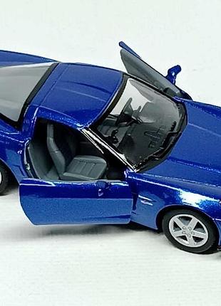 Машинка kinsmart chevrolet corvette z06 синя kt5320w-1
