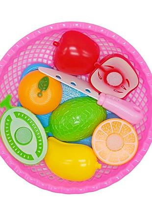 Детский игрушечный набор "продукты" 66-46 продукты на липучках апельсин