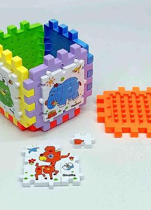 Логичный куб jia yu toy пазлы с животными y85-2