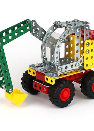 Металевий конструктор technok toys «екскаватор», 306 деталей (арт. 4784)