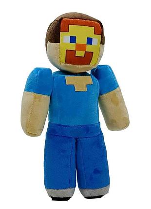 Мягкая игрушка стив minecraft (26 см) – плюшевая кукла стив из майнкраф 00663-7