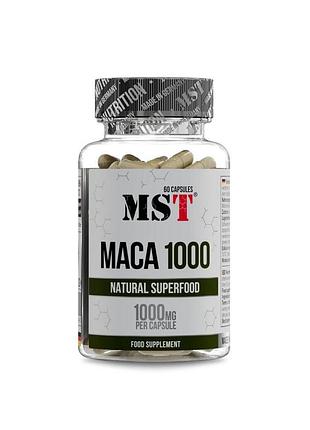 Мака mst maca 1000, 60 капсул