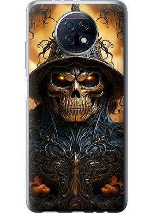 Чехол на xiaomi redmi note 9t череп 2 из силикона fch_0032812