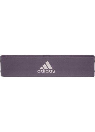 Эспандер петля adidas resistance band medium фиолетовый уни 70х7,6х0,5 adtb-10704pl