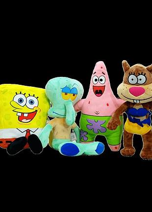 Набор мягких игрушек star toys "спанч боб и друзья" 4 персонажа 6756576-59