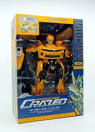 Робот трансформер star toys бамблби chevrolet camaro желтый 36 см w8826a