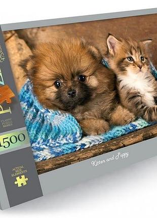 Пазлы c1500-04-01-10, 1500 элементов пушистики