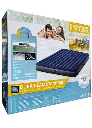 Надувной матрас intex двухместный 183 x 203 x 25 см 64755