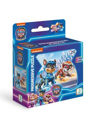 Пазл дитячий "paw patrol. гонщик та маршал" 200469, 20 елементів