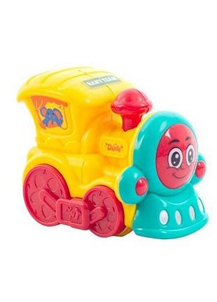 Детская игрушечная машинка "паровозик" 8620_паровозик_жовтий