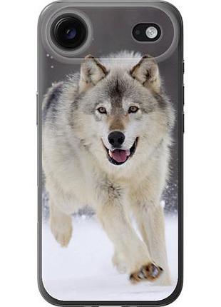 Чехол на iphone 17 air бегущий волк из силикона fch_0149533