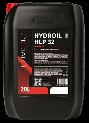 Масло гидравлическое hlp-32 канистра 20л iso vg 32 || iso 6743 || hm din 51524 hlp || dimoil