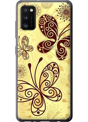 Чехол на samsung galaxy a41 a415f красивые бабочки из пластика fch_0107718