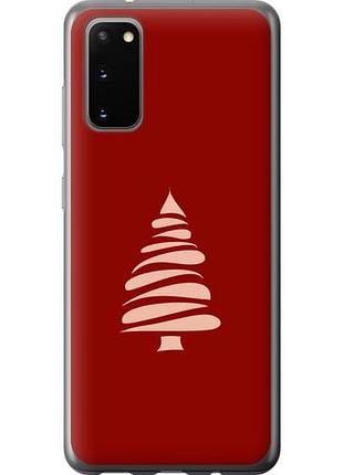 Чехол на samsung galaxy s20 новогодний 15 из силикона fch_0120037