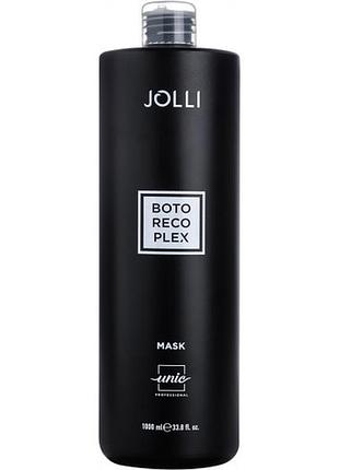 Маска для интенсивного восстановления волос unic jolli boto reco plex mask 1000 мл