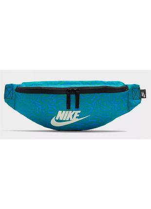 Сумка на пояс nike nk hritg wstpck- hmn crft 3l синий уни 41х10х15 см fn0891-406