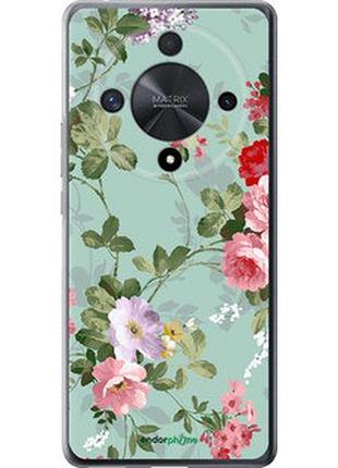 Чехол на huawei honor x9b 5g цветочные обои 2 "862u-3787-2448"