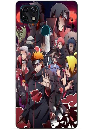 Чехол силиконовый бампер для zte blade 20 smart с рисунком наруто naruto аниме