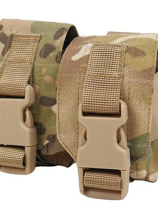 Тактический подсумок под 2 гранаты kiborg gu double mag pouch multicam