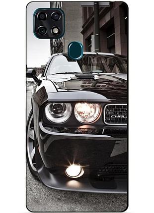 Чехол силиконовый бампер для zte blade 20 smart с рисунком dodge додж машина авто