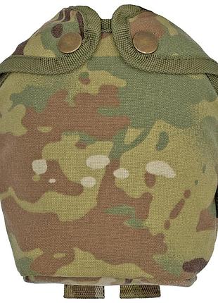 Подсумок чехол для фляги 1 л molle мультикам cordura 600 d melgo