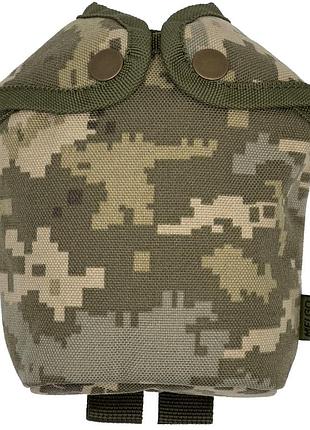 Подсумок чехол для фляги molle пиксель мм-14 cordura 1000 d melgo